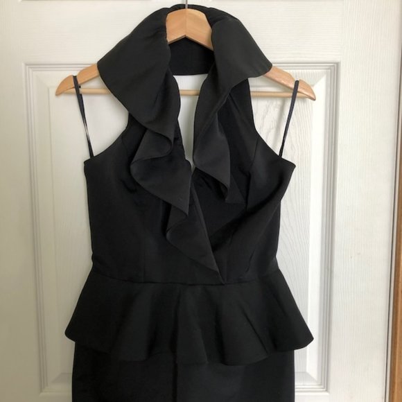 MICHAEL MAIELLO FOR PAT RICHARDS Vintage Halter Cocktail Dress - Picture 2 of 4